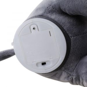 Petit &Eacute;l&eacute;phant Adorable &Eacute;lectrique Anim&eacute; Flappy Push Doll Kids Present, Gris - Neuf