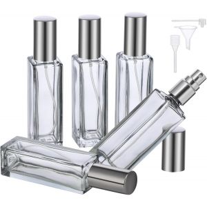 Recharge Parfum,Vaporisateur de Sac Rechargeable,5 Pièces Atomiseur Parfum de Sac 20ml,Flacon Parfum Vide,Parfum de Poche pour Date,Travail,Vacances - Neuf