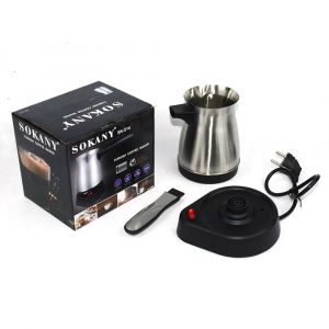 Cafetière Turque De 500ml,Bouilloire Électrique,Théière Portable En Acier Inoxydable,Chaudière À Eau 220v,Théière 5 Tasses Pour La Maison--600w - Neuf