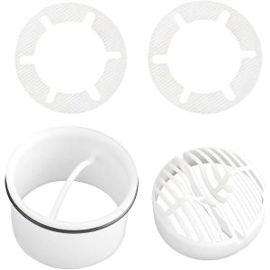 2 Pcs Hair Filter,Shower Hose Plunger Hose,Anti-Clog Shower Kit,Hair Filter,Hair Catcher - Neuf