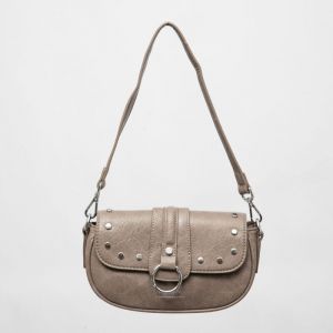 Sac &agrave; rabat avec anneau argent&eacute; taysir 24x5x14cm Femme GEORGES RECH - Neuf