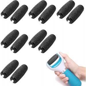 12 X Replacement Rollers,Extra Rough Foot Roller Compatible With Scholl Velvet Smooth,Roller Head Refill For Pedicure Electric Foot - Neuf