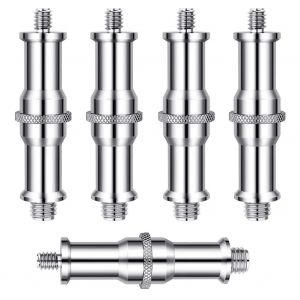 5PCS Standard 1/4 à 3/8 pouce Métal Mâle Convertisseur Fileté Vis Adaptateur Goujon Robinet - Neuf