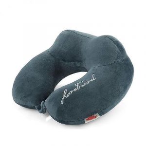 En Forme De U Oreiller De Voyage Support De Cou En Mousse À Mémoire, Couvercle Amovible, Taille Unique, Léger Bleu - Neuf