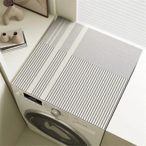 Laveuse et S&eacute;cheuse Tapis Anti-D&eacute;rapant en Silicone Absorbant &agrave; s&eacute;chage Rapide Protecteur Pour la Machine &agrave; Laver 30x40cm Style 5 - Neuf