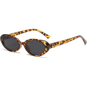 Petite Ovale Lunettes De Soleil Homme Femme, Vintage Lunettes De Soleil Ovale Années 90 Retro Rondes Protection Uv - Neuf