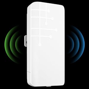 lbgwp60-Repeteur Wifi Exterieur, Repeteur Wifi Puissant Outdoor 2.4Ghz Amplificateur Wifi Puissant Avec Reapter/Ap/Router Mode, Couverture Jusqu'À 200¿ Et 35+ Appareils - Neuf