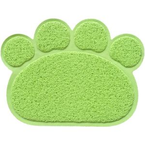 Shiliu-Tapis Pour Bac À Litière, Tapis De Litière Pour Chat Plat Bol D'alimentation Pour Nourriture Tapis De Nettoyage 30 * 40cm (V[ - Neuf