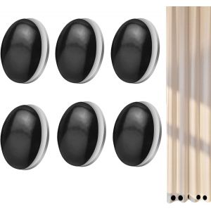 SJZG-6 Pi&egrave;ces Poids Rideaux Ext&eacute;rieur,Poids Pour Rideaux Ext&eacute;rieur,Aimant Pour Rideaux,Poids Nappe De Table Exterieur,Poids Rideau,Poids Pour Nappe,Bas Alourdi(Noir) - Neuf