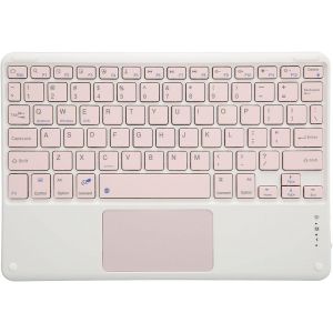 KAL-Clavier Bluetooth Sans Fil Ultra Fin Avec Pavé Tactile Intégré, Clavier Rechargeable Portable Léger Et Ergonomique Silencieux, Pour Téléphones Intelligents, Tablettes, Ordinateurs(Rose) - Neuf
