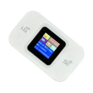 Modem Wi-Fi de poche LTE 4/5G, sans fil, portable, pour véhicule, blanc, avec emplacements pour batterie et carte, connexions multiples, écran LCD, Type-C - Neuf