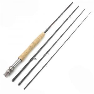 Canne &Agrave; P&ecirc;che Ultra-L&eacute;ger 4section La P&ecirc;che &Agrave; La Mouche Canne &Agrave; Base De Carbone Portable De 2,7 M Pour L'eau De Mer Et D'eau Douce - Neuf