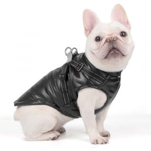 Chien Chat Manteaux Vestes Chiens Sous-Ventre Harnais Attach&eacute; Chaud Gilet Hiver R&eacute;fl&eacute;chissant Coton Tenue V&ecirc;tements S&eacute;curit&eacute; Imperm&eacute;able Animaux Pour Petits Moyens Grands Chiens - Neuf