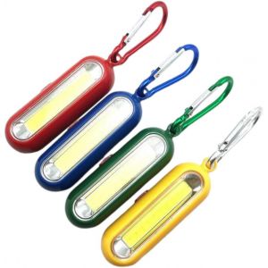 Mini Lampe De Poche Porte-Clés Mignonne Lampe De Poche Portable Plastique Adaptée Au Camping Lot De 4 - Neuf