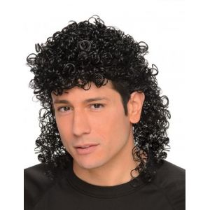 Perruque Mulet Boucl&eacute;e Homme, - Neuf