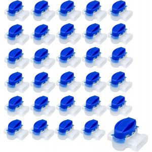 SUBZONAL-30pcs Connecteurs de Câble Robot Tondeuse,Connecteur Electrique Etanche, Connecteurs de Câble Remplis des Résines pour Jardin Extérieur Pelouse Tondeuse Robot - Neuf
