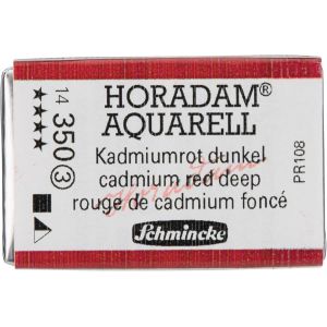 Aquarelle D'artiste Très Fine, 350 Rouge Cadmium Foncé, 14 350 043, 1/1 Godet - Neuf