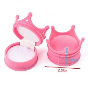 1 Pièce Belle Boîte À Bijoux En Velours Conteneur Bague De Mariage Boîte Pour Boucles D'oreilles Collier Bracelet Affichage Boîte Cadeau Support 16 Styles - Neuf