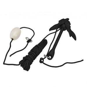 Xyong Kit D'accessoires Pour Bateau, Ancre, Grappin Pliable, 1,5 Kg, Avec Bouee De Marquage Et Corde De 10 M - Neuf