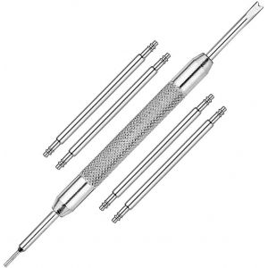 KAL-Watch Band Heavy Duty Spring Bar 4 Pack Stainless Steel Watch Band Pins, Diameter 1.8 Mm Incl Removal Tool - Neuf