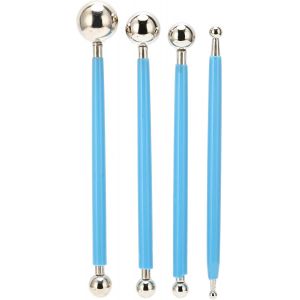 Kal-Pièces Ensemble De Boules En Métal Pour Gâteau Outils De Bricolage Polyvalents Outil De Cuisson Solide Outil De Modélisation De Sculpture Idéal Et Kit D'outils De - Neuf