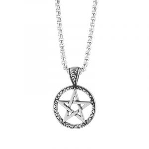 (Style 7) Collier Avec Pendentif Aigle En Acier Titane Pour Homme, Style Punk Hip-Hop Pour Garçons - Neuf