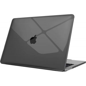 Coque Compatible avec MacBook Pro 13 Pouces 2022-2016 (M2 & M1 A2338 / A2289 / A2251 / A2159 / A1989 / A1706 / A1708), Étui Fin Rigide en Plastique Housse Dure, Gris Cristallin - Neuf