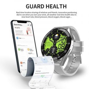 Montre Connect&eacute;e &Eacute;tanche IP67 Avec Appel Bluetooth Et Paiement NFC Vert YONIS - Neuf