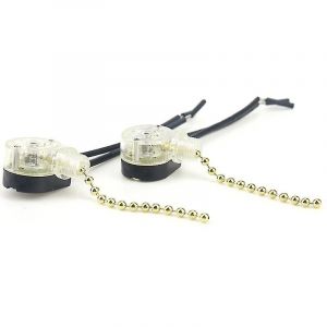 Ventilateur de plafond universel Applique murale de remplacement Tirer la chaîne Cordon de commande - Neuf