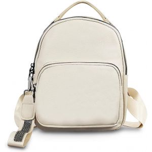 Petit sac &agrave; dos pour femme en cuir synth&eacute;tique-Petit sac &agrave; dos pour femmes et filles-Petit sac &agrave; dos &eacute;l&eacute;gant pour le shopping,les voyages,la randonn&eacute;e - Neuf