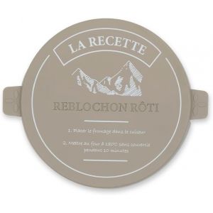 Cuit Reblochon-Silicone avec Couvercle-Cuisson Fondante au Four ou Micro-ondes-Compatible Lave-vaisselle-R&eacute;sistant,Pratique et Facile &agrave; Nettoyer-Id&eacute;al Fromage Chaud Maison - Neuf