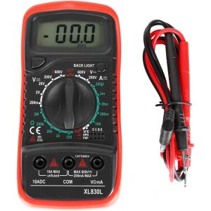 KALANKA-Multimètre numérique voltmètre voltmètre, testeur voltmètre volt volt, multimètres multimètres de tension à diode ohmmètre Ohm, compteur électrique avec rétro-éclairage LCD, auto, amplificati - Neuf