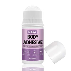 MEVRONISSHOP-60ml Colle Pour Peau, Glu Vetement Tissu, Adhesif Vetement Peau, Colle a Justaucorps Gym, Adh&eacute;sif Corporel pour V&ecirc;tements, S&eacute;chage Rapide, Imperm&eacute;able et S&ucirc;r pour la Peau - Neuf