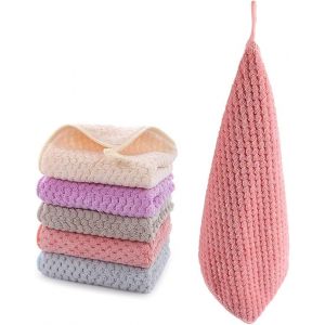 Petites Serviettes Avec Boucle De Suspension, Essuie-Mains 25 X 25 Cm, Super Abs - Neuf