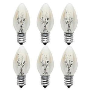 10 Pcs E12 Ampoule 220v-240v 10w C7 Ampoule À Filament Blanc Chaud Ampoule / Tungstène Ampoule Lumière Vivante - Neuf