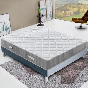 Matelas Mousse 140x190 cm - HERMES - Accueil M&eacute;moire De Forme - Epaisseur 30 Cm - Neuf