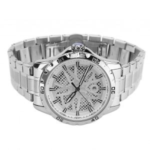 Montre &Agrave; Quartz Pour Homme : Lunette En Alliage De Zinc, Ceinture En Acier Inoxydable, Affichage Analogique &Eacute;tanche Pour Une &Eacute;l&eacute;gance Intemporelle - Neuf