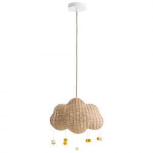 Lampe Suspension Onon Rotin Naturel - Neuf