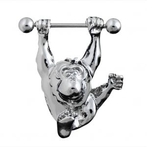 Piercing De Teton En Acier Inoxydable Anti-Allergie En Forme D'animal - Neuf