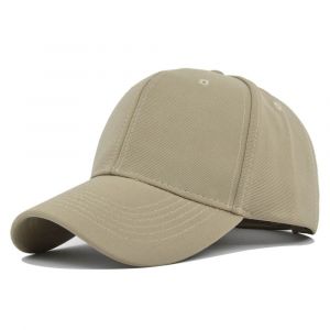 Casquette De Baseball En Coton Dur Kaki Casquette De Protection Solaire Solide Pour Hommes Et Femmes Casquette De Baseball À Languette De Canard - Neuf