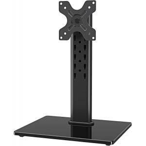 ChenQuanSarl-Ev2011 Support D'Écran Autoportant Pour Écrans De 13 À 32"" Jusqu'À 15 Kg, Pivotant À 360°, Pivotant À 90 °, Inclinable À ±30 °, Vesa 75/100 Mm - Neuf