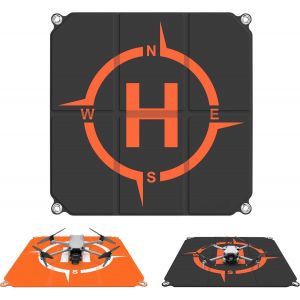 Drone Landing Pad, Hélipad Universel Pliable Double Face Étanche (22in/55cm) Pour Drones Pour Dji Mini 4 Pro/Air 3s/Neo/Mini 2se/Mini 4k/Mini 3 Pro Accessoires - Neuf