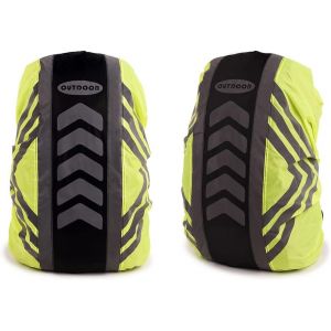 Jgd-Housse De Pluie Imperm&eacute;able Pour Sac &Agrave; Dos, Sac &Agrave; Dos De Sport Avec Bandes R&eacute;fl&eacute;chissantes - Boucle R&eacute;glable Pour La Randonn&eacute;e, Le Camping Et Le Cyclisme (30-40l) - Neuf