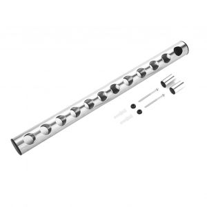 HJLIAN Casier a vin mural en acier inoxydable pour cuisine, bar, maison, etageres a vin (12 trous) - Neuf