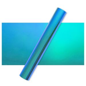 5ft Holographique Vinyle Adhésif Bleu Paon-30,5 X 153 Cm Vinyle Adhesivo Permanent Pour Tasse,Vinyle Cricut Pour Cadeau D'anniversaire,Ornements De Fête,Décoration Intérieure - Neuf