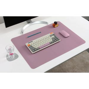 DDA-Sous-main en cuir double face, buvard pour ordinateur portable, tapis de souris, écriture, dessin, tapis d'art et d'artisanat (43,2 x 61 cm, lilas) - Neuf