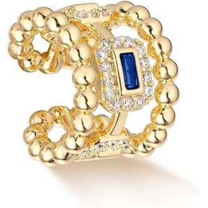 Kal-Manchette D'oreille Dor&eacute;e Pour Femme -Non Piercing Ouvert - Neuf