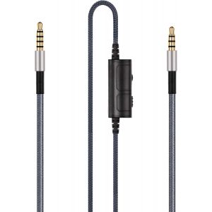 C&acirc;ble Audio De Rechange Pour Casque Avec Contr&ocirc;le Du Volume Et Interrupteur De Sourdine Pour Microphone, Compatible Avec Logitech G433, G233, G Pro, G Pro X Gaming Et Ps4 Xbox One - Neuf