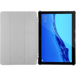 Coque Compatible pour Huawei MediaPad T5 10.1"" Housse de Protection en Cuir PU &Eacute;tui Magn&eacute;tique Ultra-Mince avec Fonction Support - Vert - Neuf
