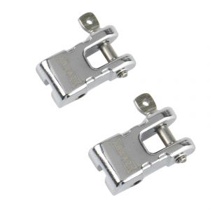 2pcs Crochet De Remorque En M&eacute;tal Treuil Crochet De Remorquage Pour Voiture Sur Chenilles Rc 1/10 -4 Axial Scx10 Redcat Gen8 Mise &Agrave; Niveau P - Neuf